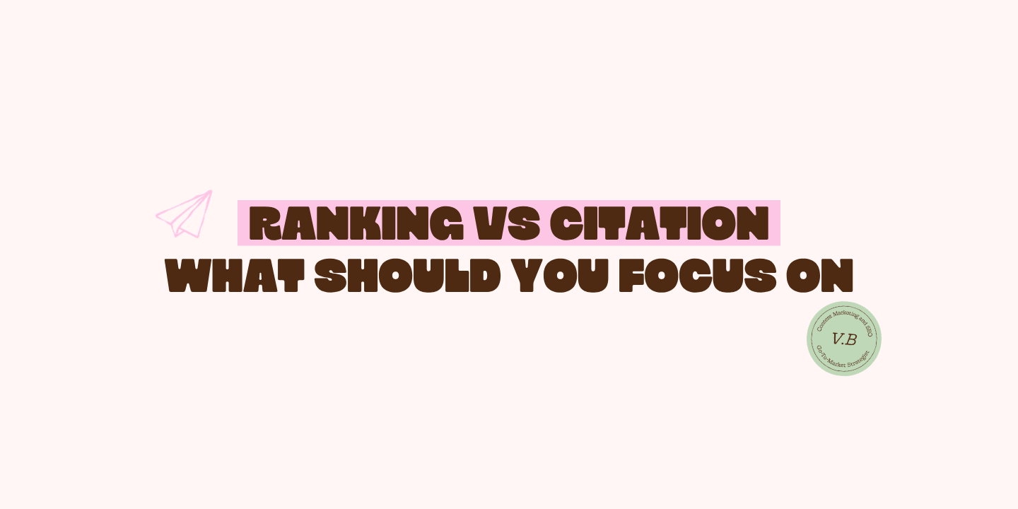 Ranking vs Citation What to choose